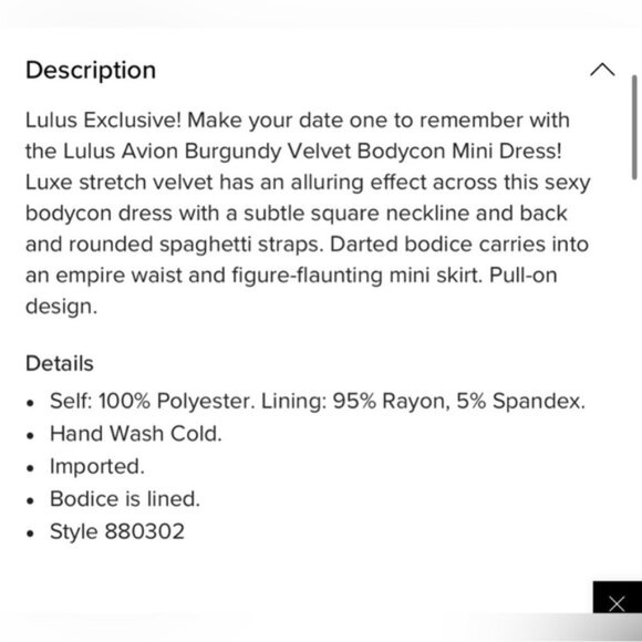 LULU's Women’s Avion Mini Slip Dress Velvet Cowl Neck Maroon Burgundy bodycon XS - Picture 12 of 16